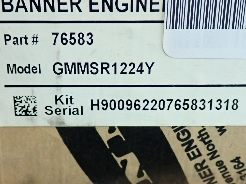 Banner Mini-screen Light Curtain - Msr1224y