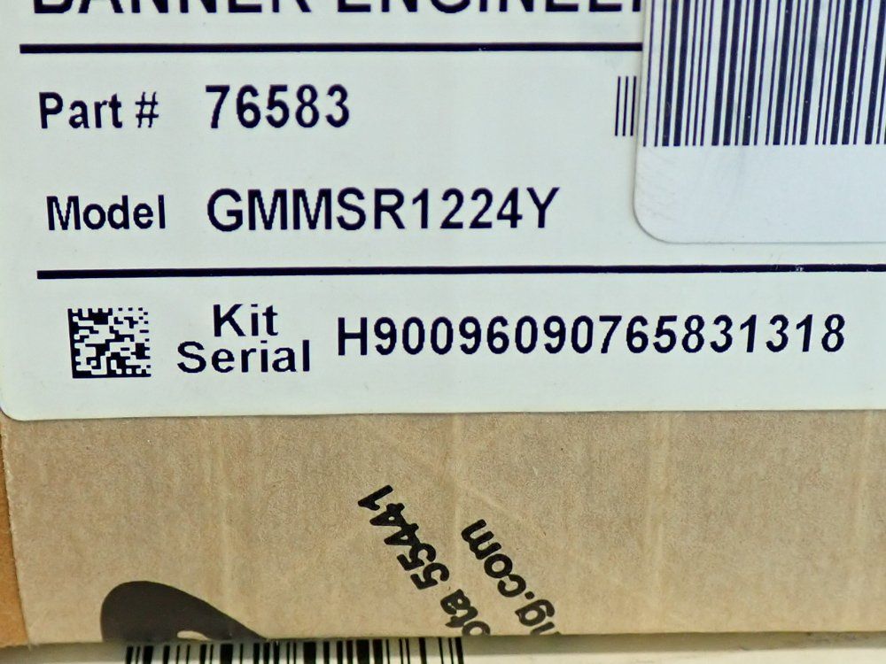 Banner Mini-screen Light Curtain - Msr1224y