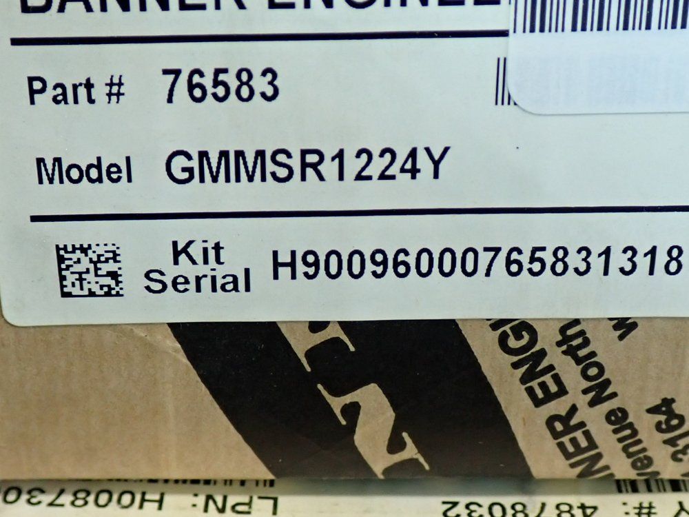 Banner Mini-screen Light Curtain - Msr1224y