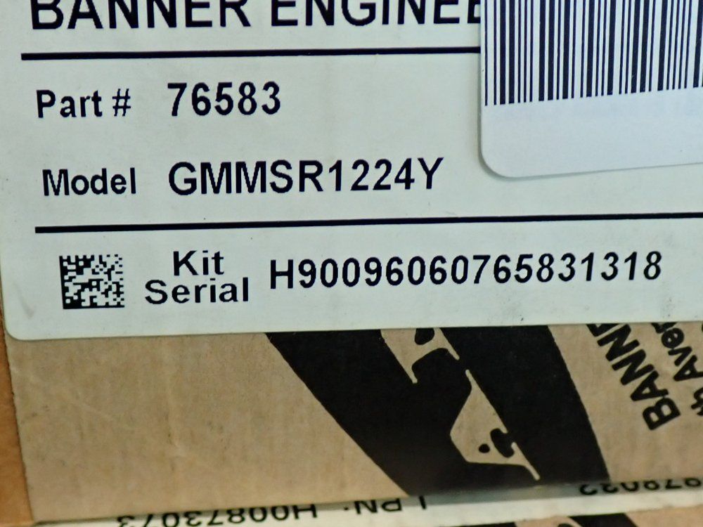 Banner Mini-screen Light Curtain - Msr1224y