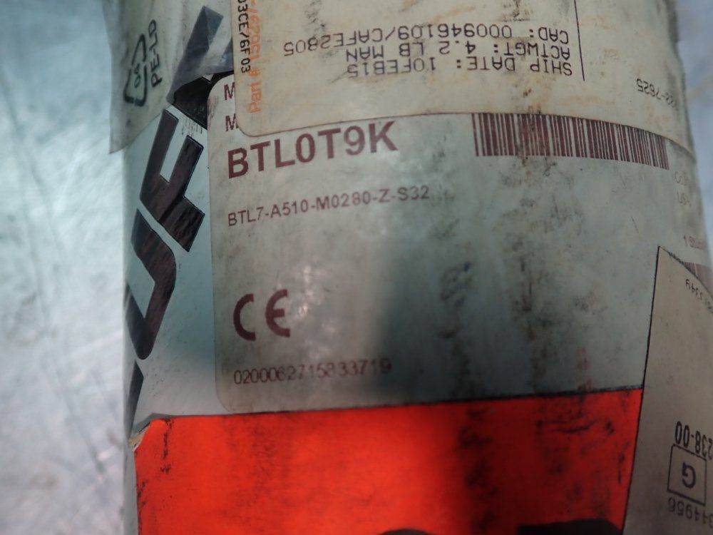 Balluff Linear Position Sensor - Btl0t9k