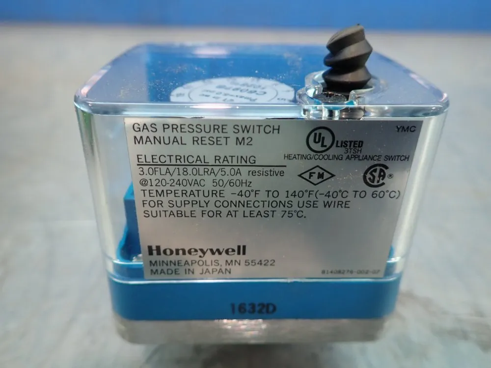 Honeywell Gas Pressure Switch - C6097b1028