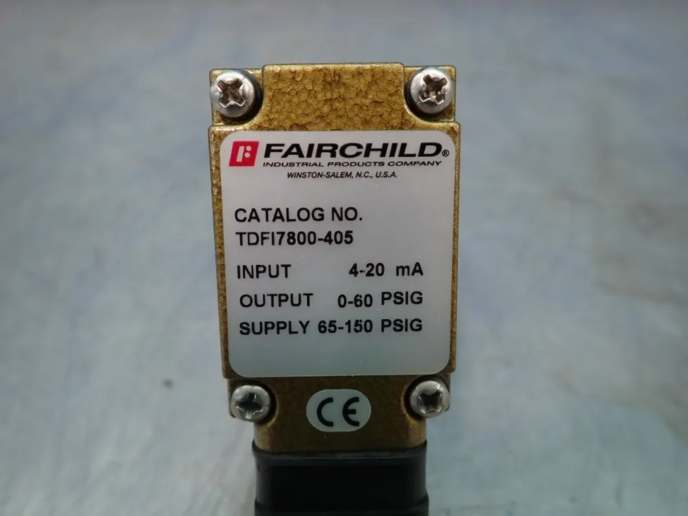Fairchild Electro-pneumatic Transducer - Tdfi7800-405