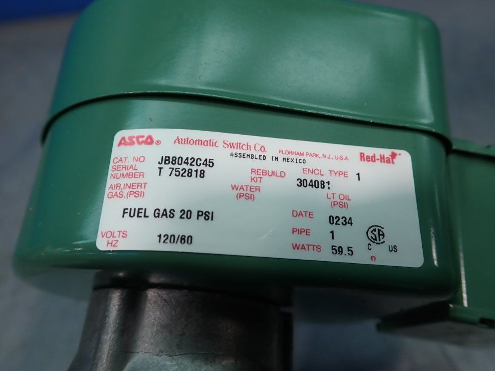 Asco Solenoid Valve - Jb8042c45