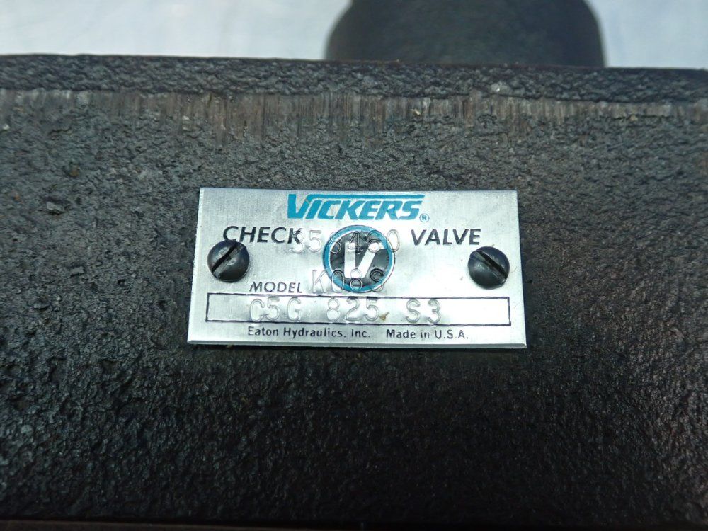 Vickers Check Valve - C5g825s3