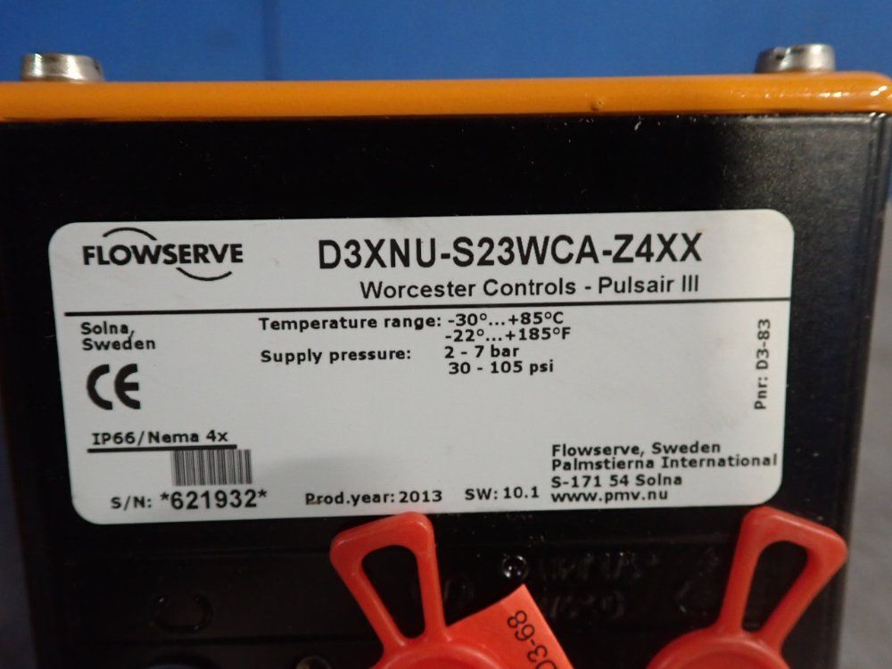 Flowserve 105 Psi Electronic Positioner - D3xnu-s23wca-z4xx