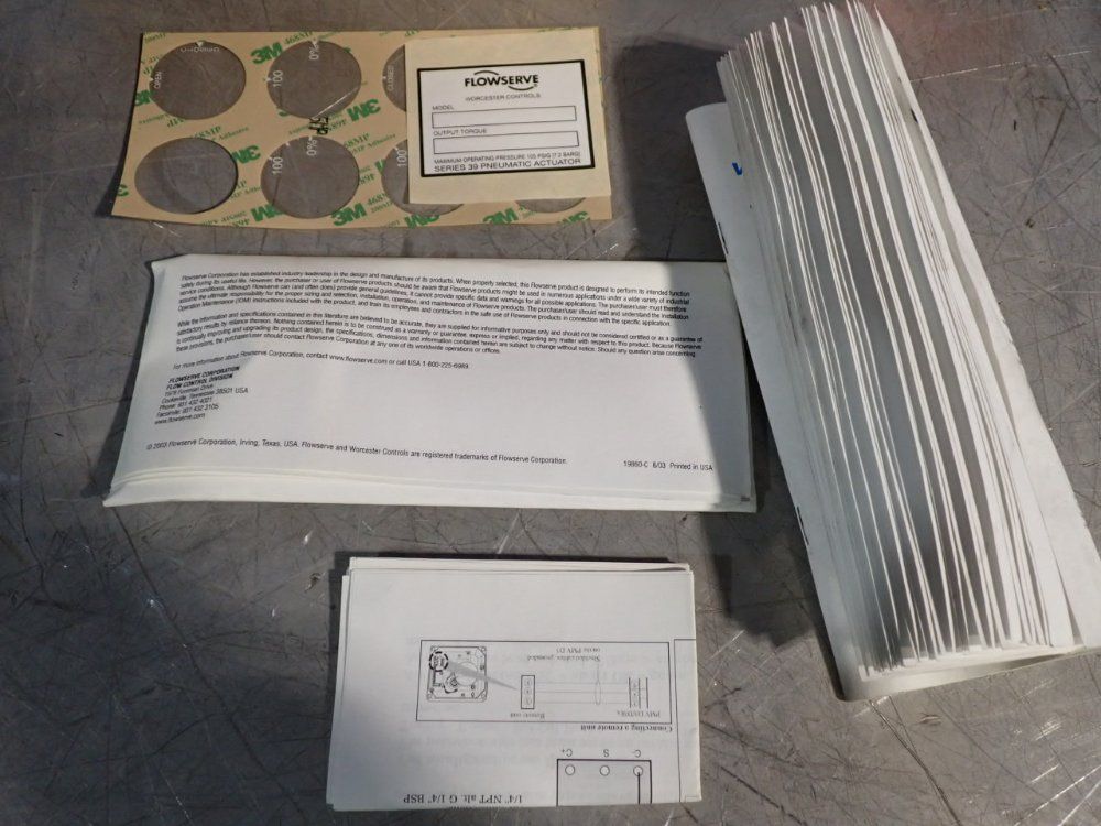 Flowserve 105 Psi Electronic Positioner - D3xnu-s23wca-z4xx