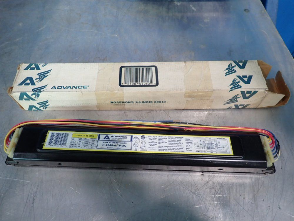 Advance Transformer Rapid Start Ballast - R-4s40-a-tp-ac