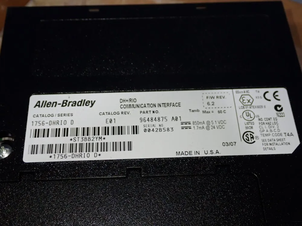 Allen Bradley Communication Interface - 1756-dhrio D