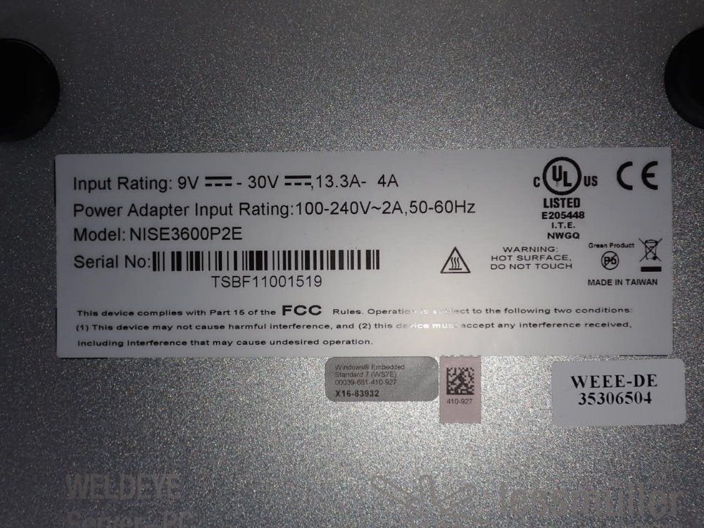 Nexcom Computer Power Supply - Nise3600p2e