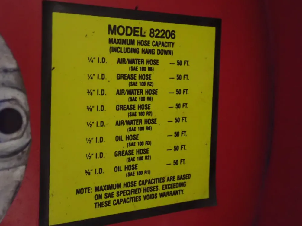 Lincoln 50 Ft Hose Reel - 82206