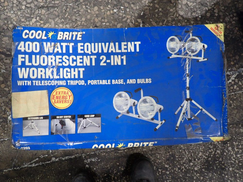 Coolbrite Fluorescent Worklight Stand - L-2203