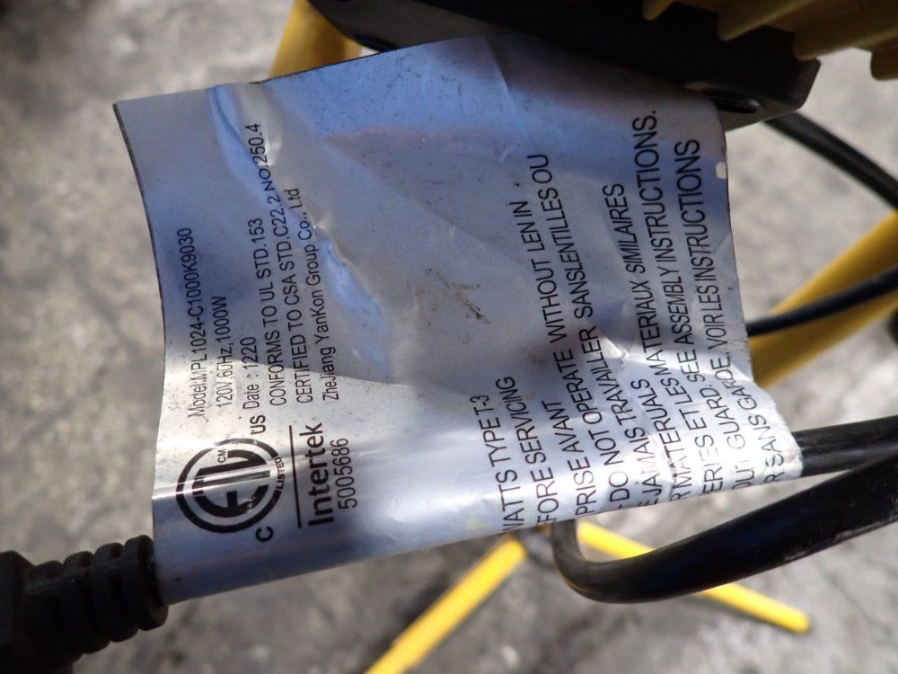 Zhejiang Yankon Work Light - Mpl1024-c1000k9030