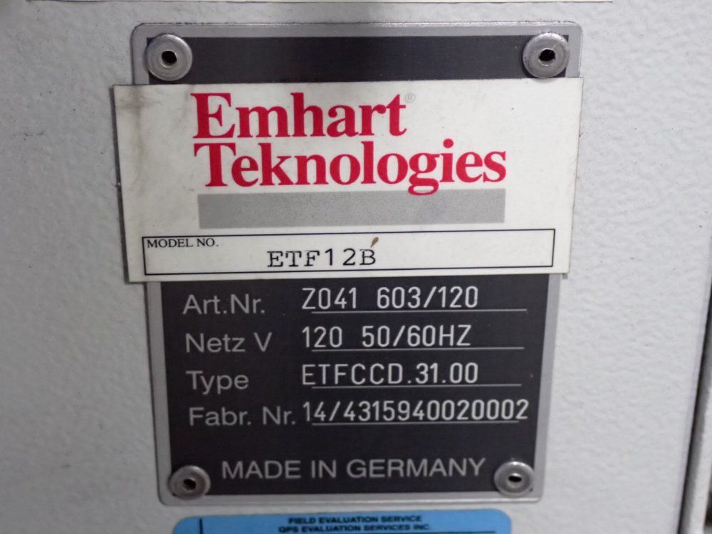 Emhart Teknologies Stud Welder - Etf12b