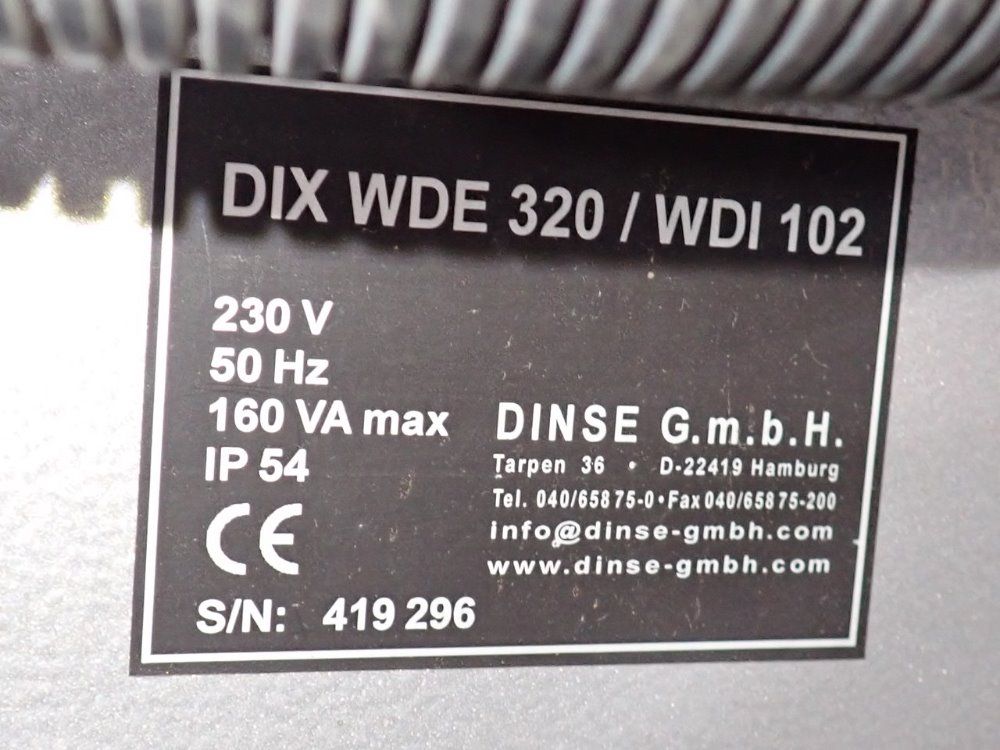 Dinse Wire Feeder - Dix Wde 320/wdi 102