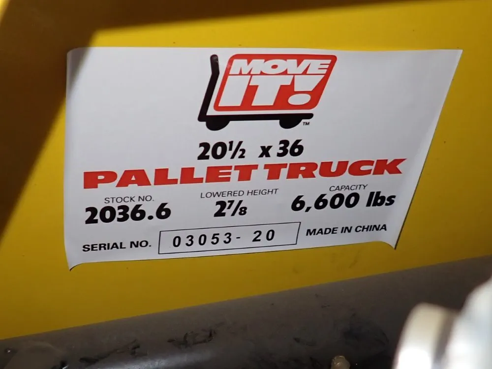 Move It 6600 Lbs Pallet Jack - 2036.6