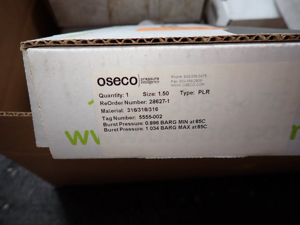 Oseco Inc Rupture Discs