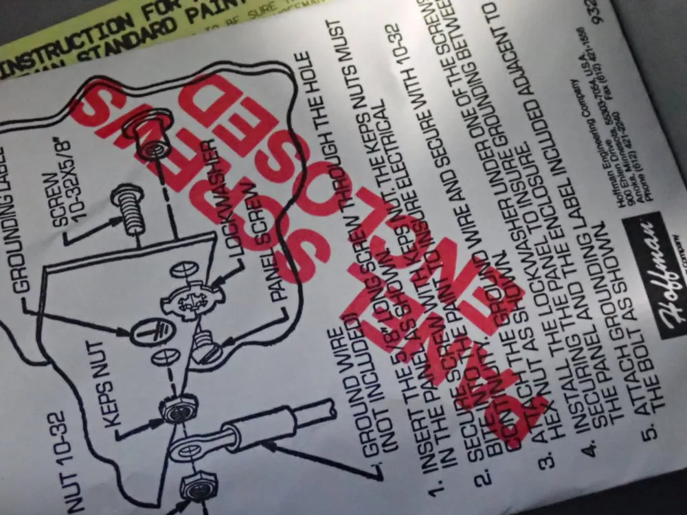 Hoffman Enclosure - A-606ch