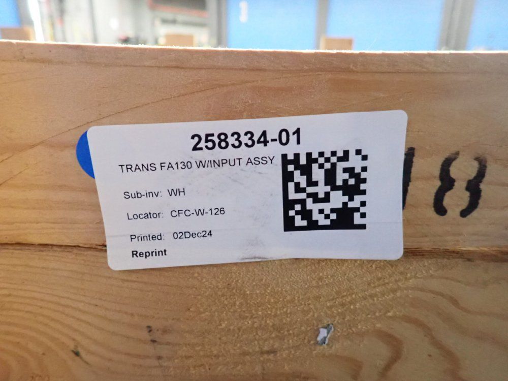 Bonfiglioli Trans Fa130 With Input Assembly - 258334-01