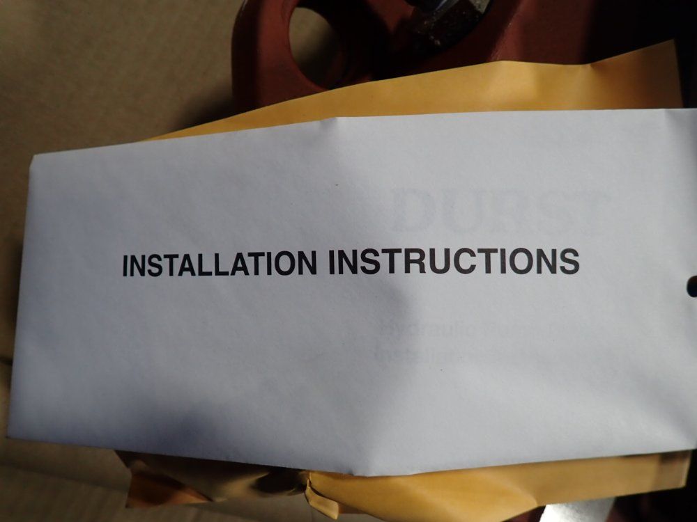 Durst Hydraulic Pump Drive