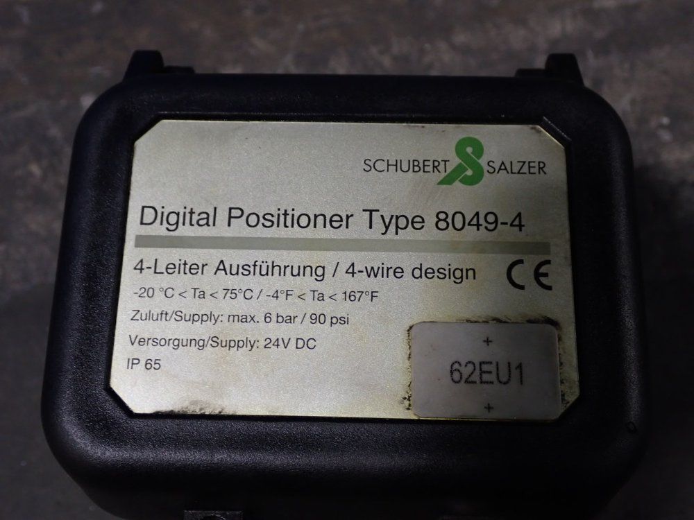 Schubert & Salzer 90psi Digital Positioner - 8049-4