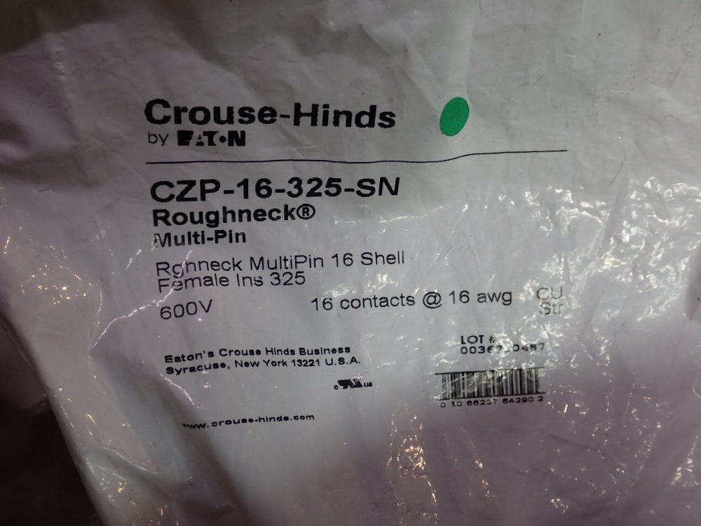 Eaton Roughneck Component - Czp-16-325-sn