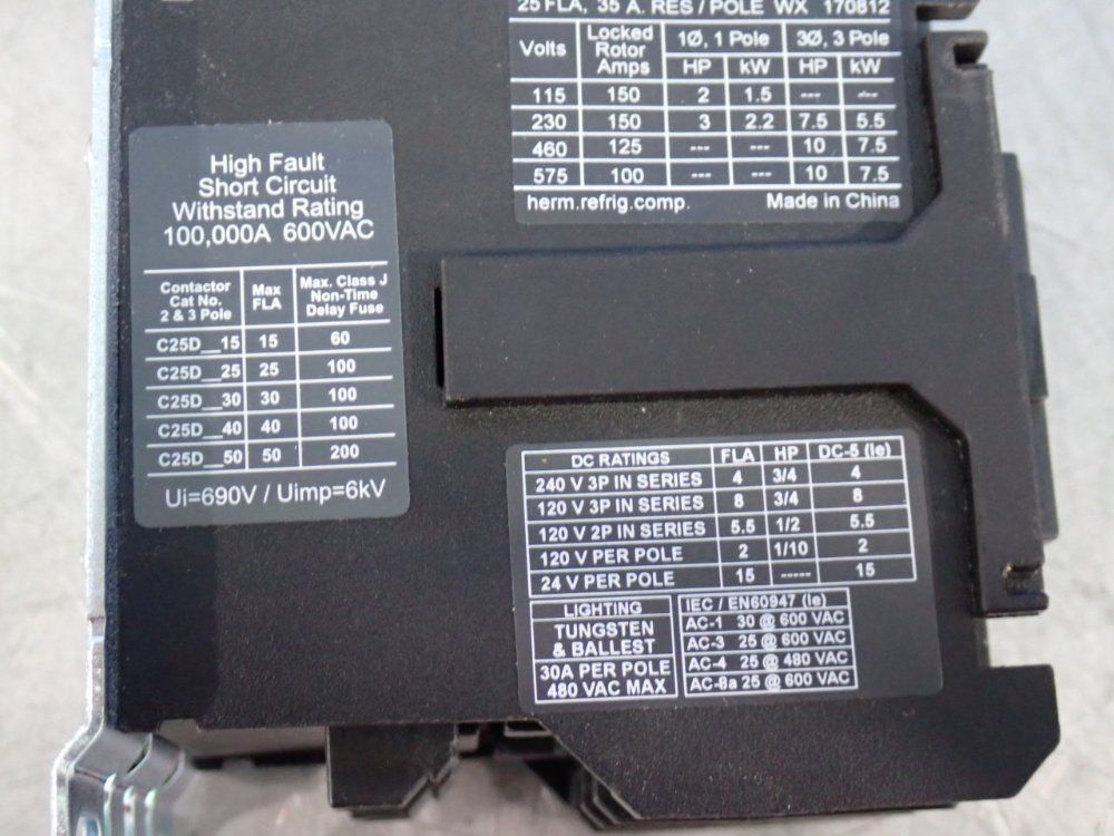 Eaton Contactor - C25dnd325b-gl