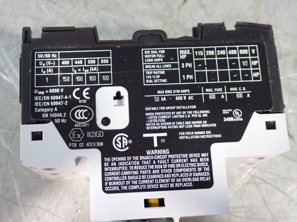 Eaton 1 A Motor Protector - Xtpr001bc1