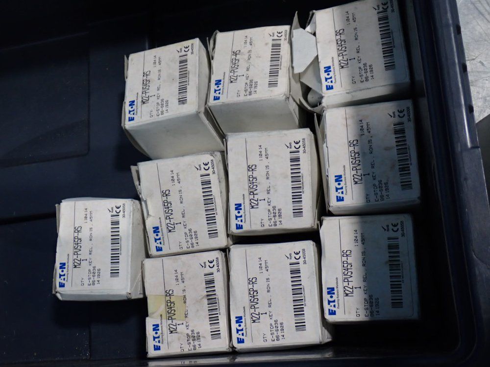 Eaton E-stop Pushbutton - M22-pvs45p-rs