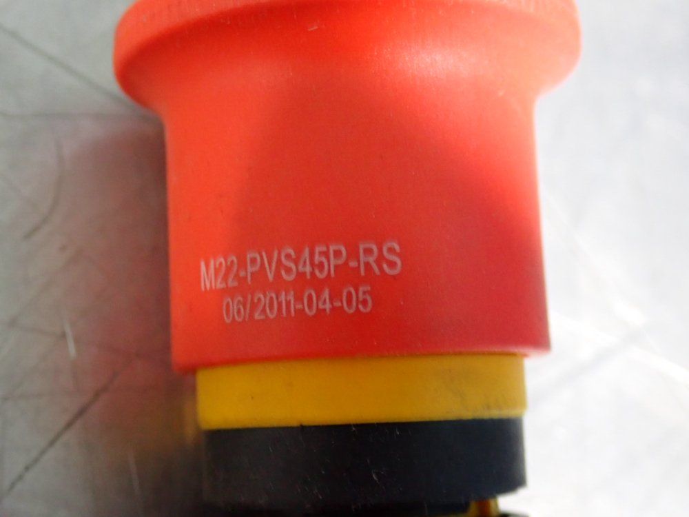 Eaton E-stop Pushbutton - M22-pvs45p-rs