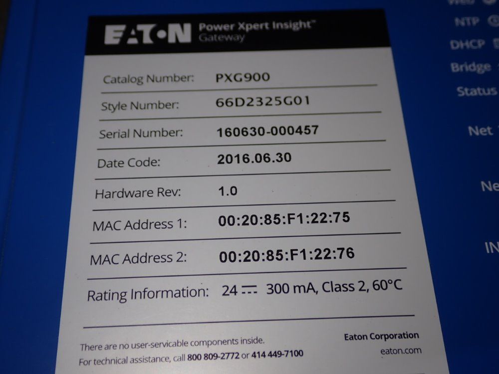 Eaton Power Xpert Insight Gateway - Pxg900