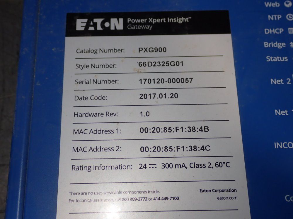 Eaton Power Xpert Insight Gateway - Pxg900