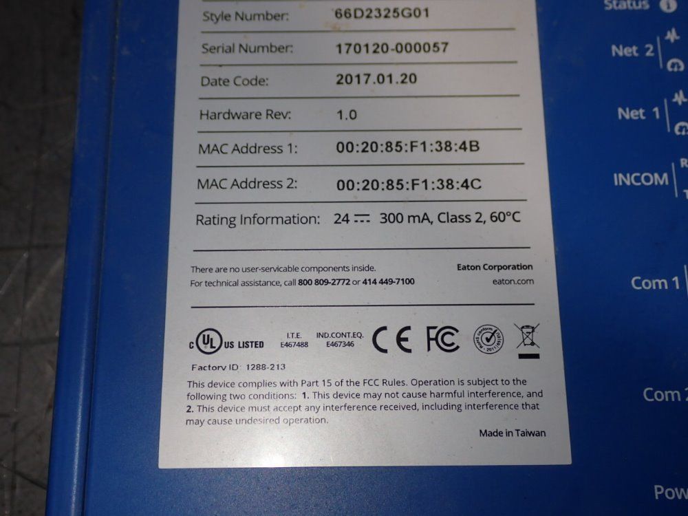 Eaton Power Xpert Insight Gateway - Pxg900