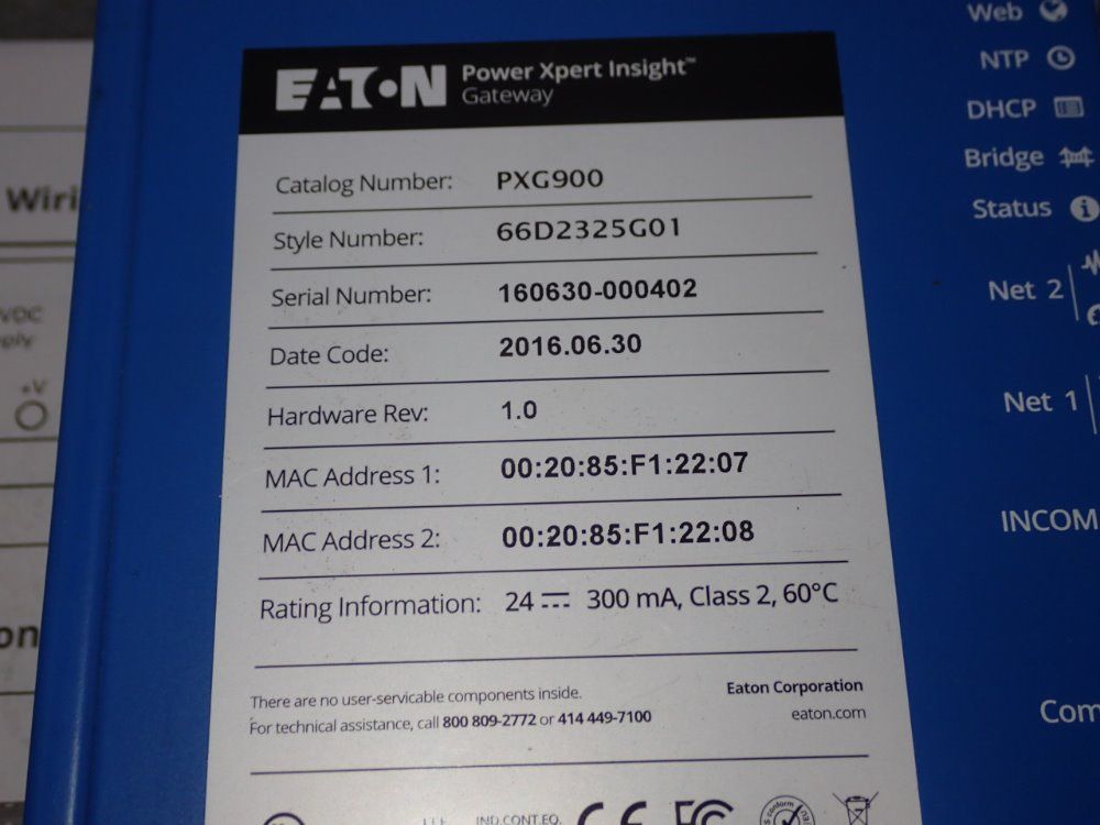 Eaton Power Xpert Insight Gateway - Pxg900