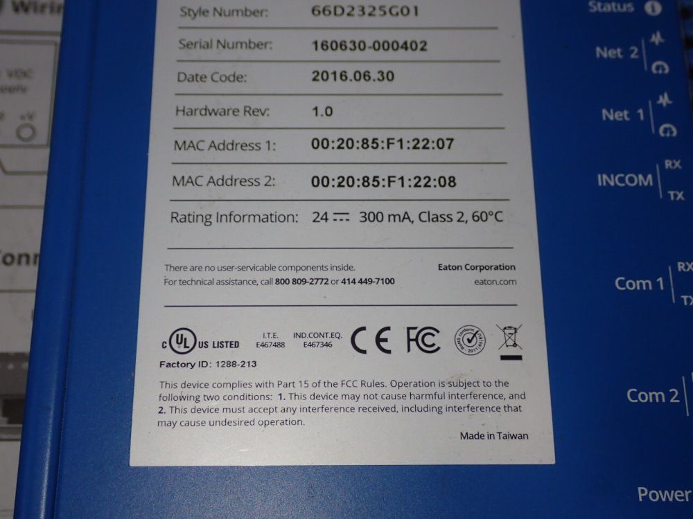 Eaton Power Xpert Insight Gateway - Pxg900