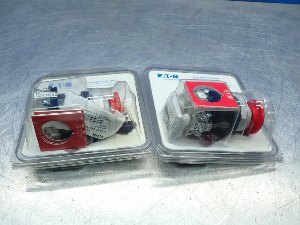 Eaton Series-a1 2-position Push-pull Emergency Stop Unit, 2pcs - Ht8cbrab-pop