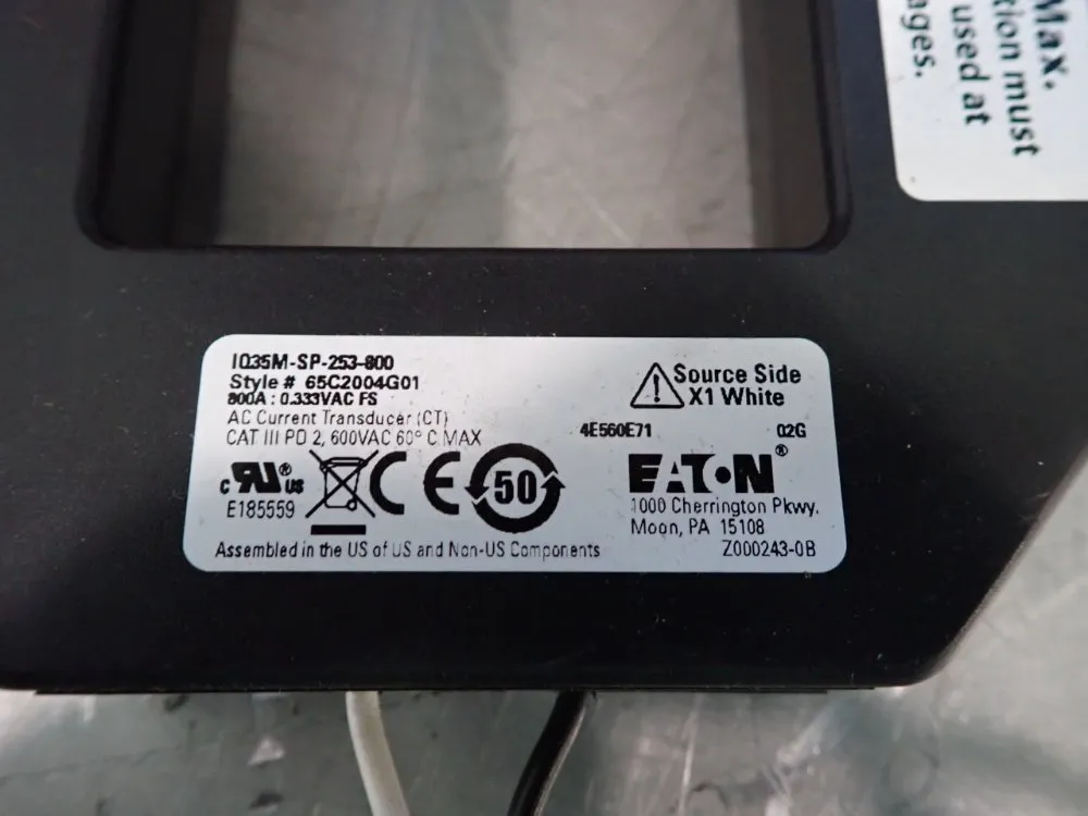Eaton Current Transducer - 1035m-sp-253-800