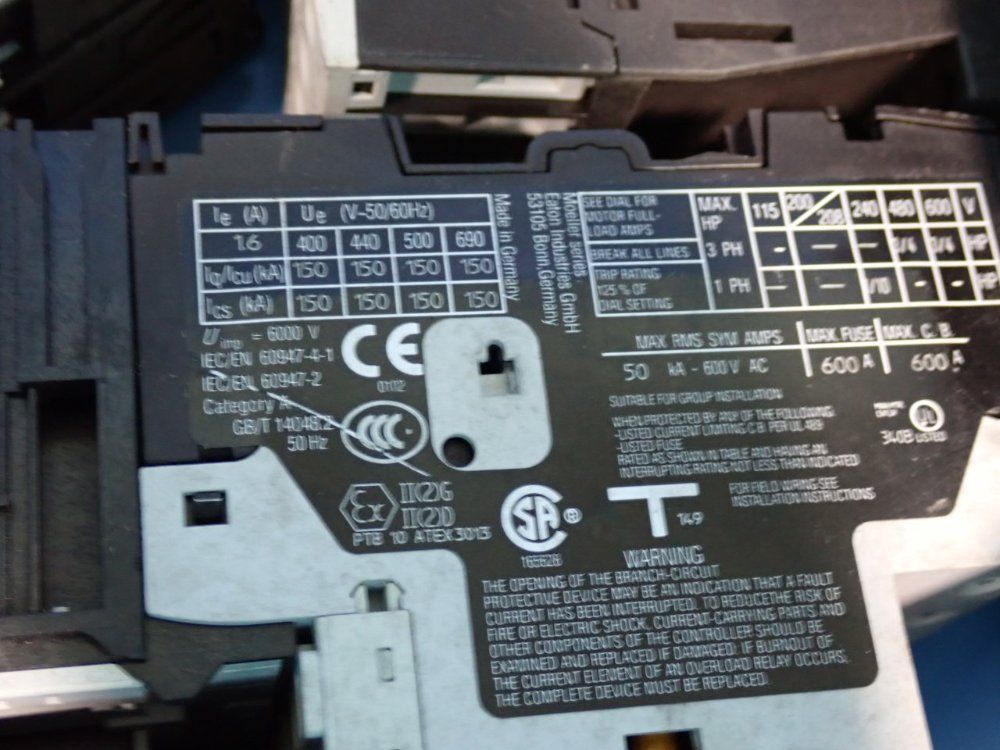 Eaton Motor Protectors, - Pkzm0-1.6