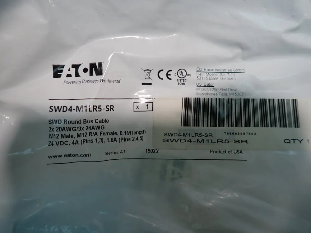 Eaton Round Bus Cables - Swd4-m1lr5-sr