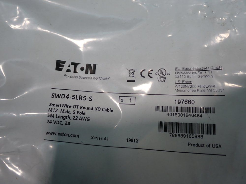 Eaton I/o Cables - Swd4-5lr5-s