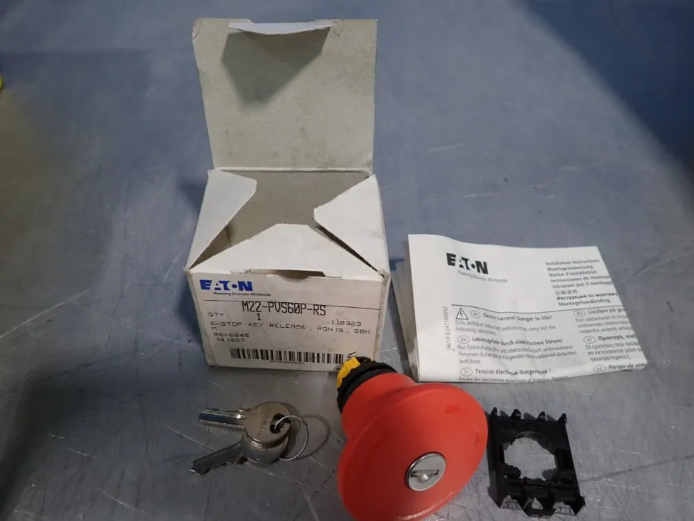 Eaton E-stop Key Release - M22-pvs60p-rs