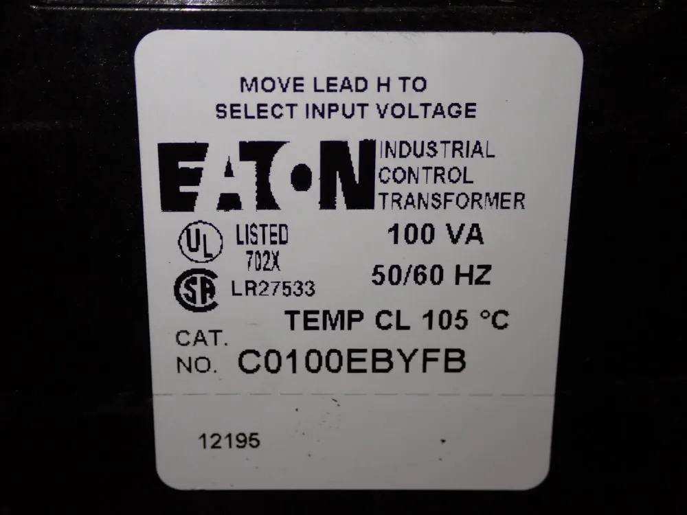 Eaton 100va Transformer - C0100ebyfb