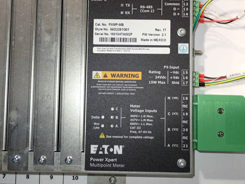 Eaton Power Xpert Multi-point Meter Cabinet With Hmi