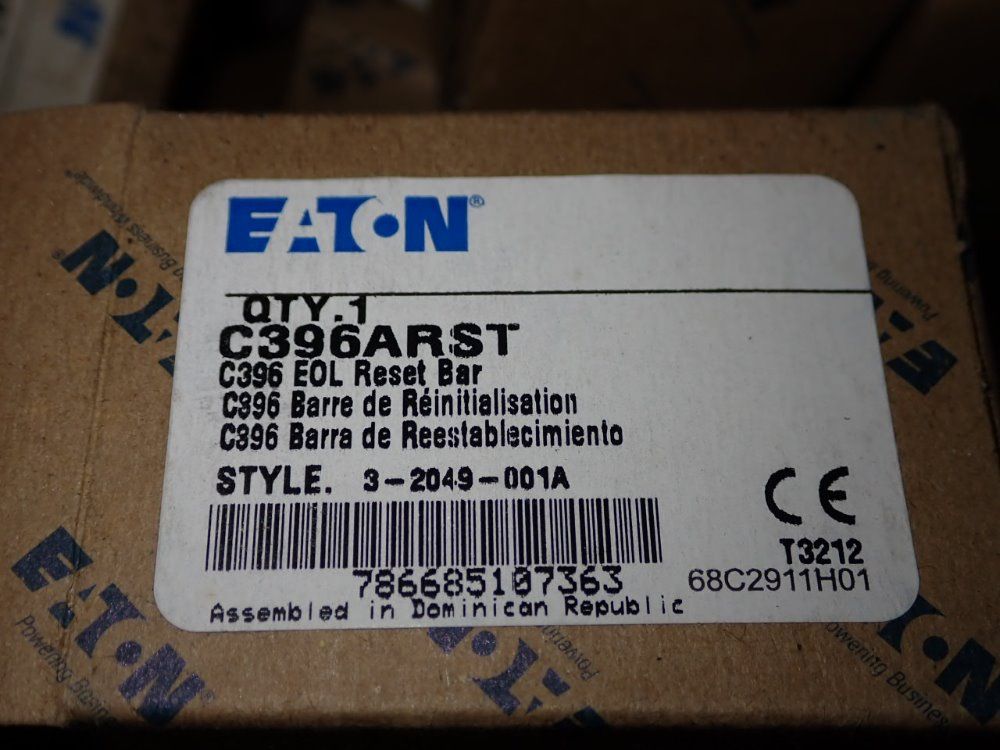Eaton Eol Reset Bars - C396arst