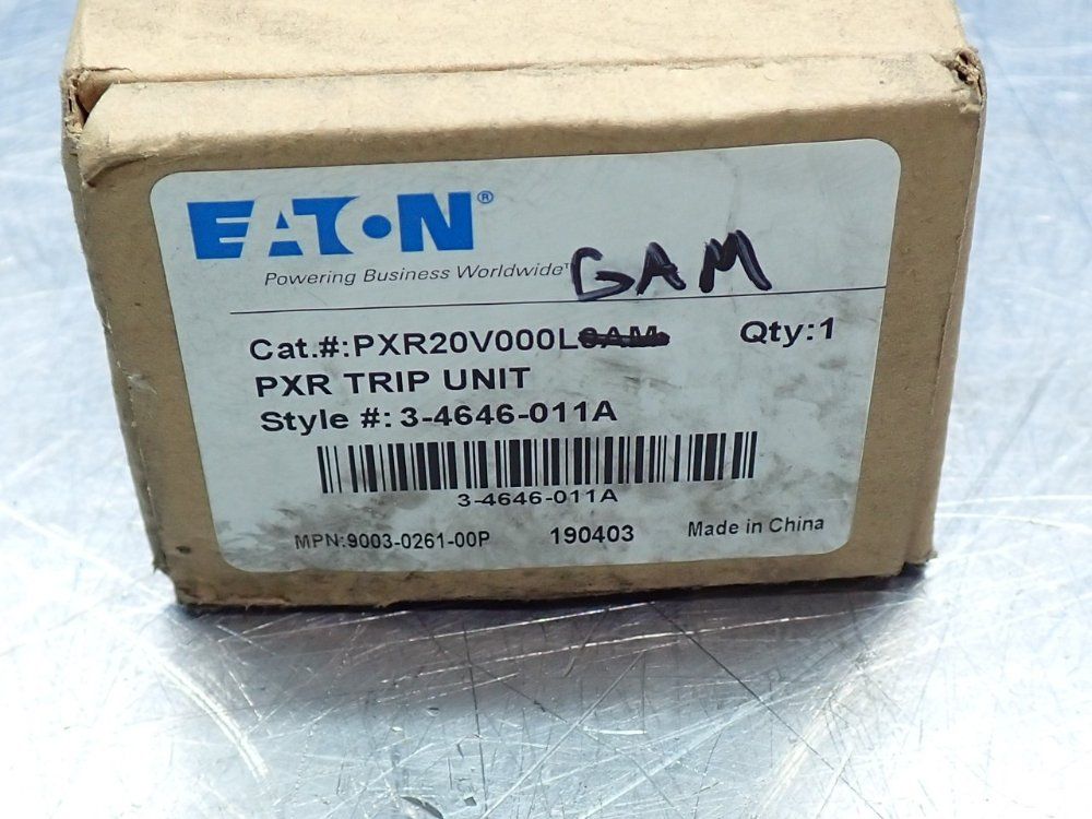 Eaton Pxr-series Trip Unit - Pxr20v000lgam