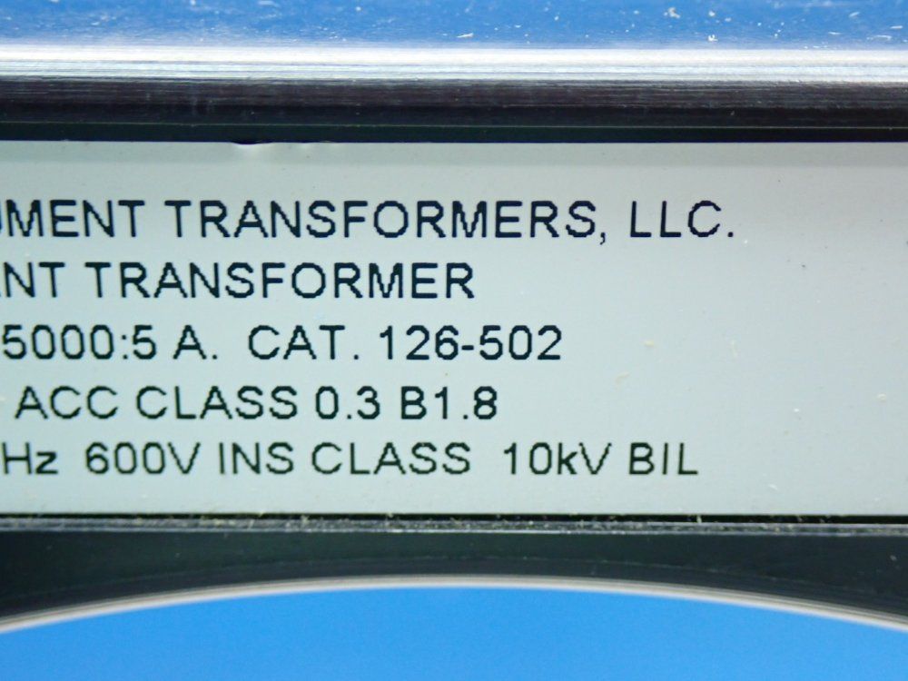 Instrument Transformers Current Transformer Unit - 126-502