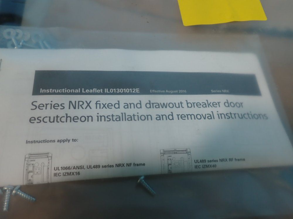 Eaton Door Escutcheon W/ Gasket - Izmx-deg40-f-1