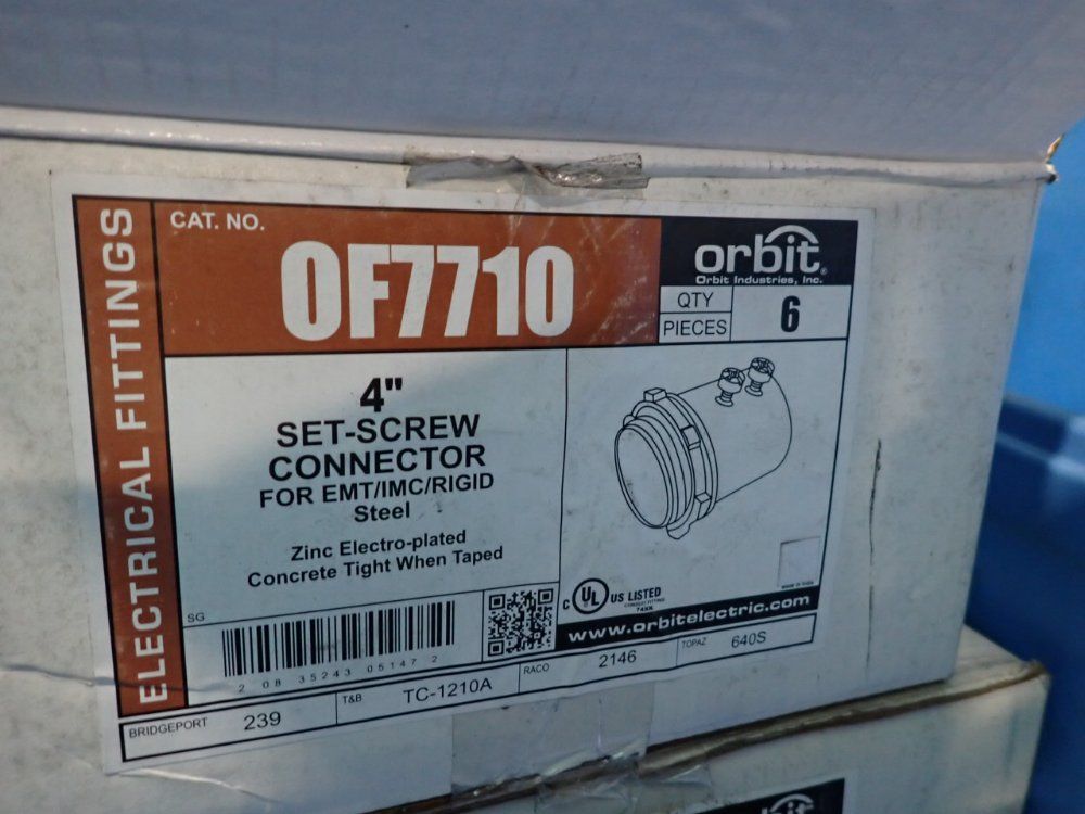 Orbit 4" Set-screw Connectors - Of7710