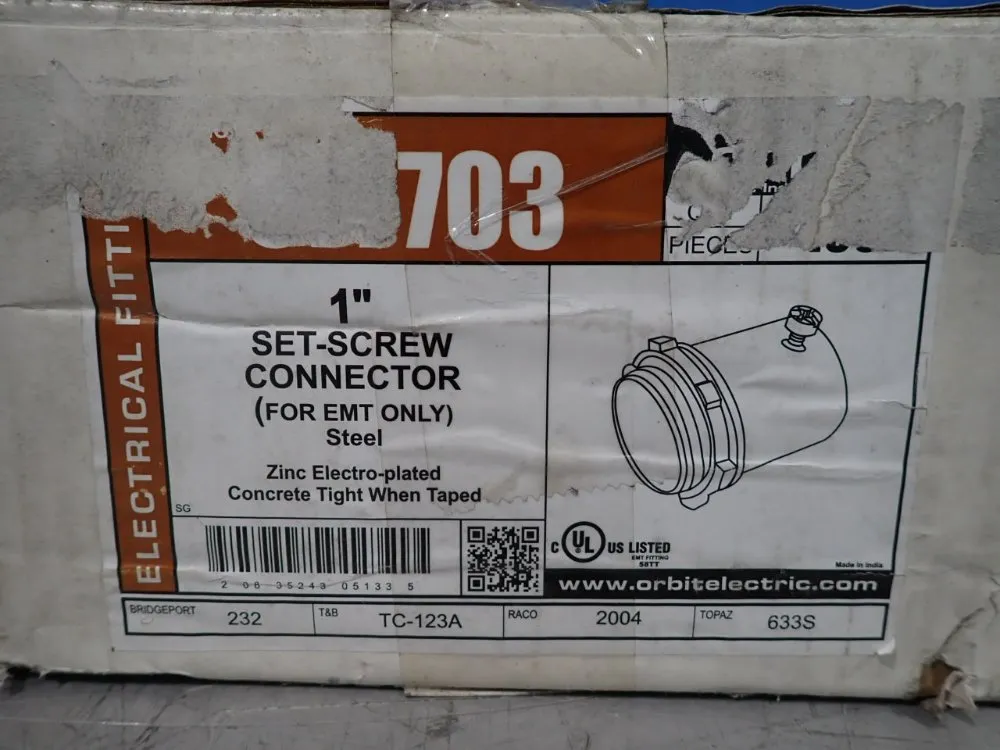 Orbit 1" Set-screw Connector - Of7703