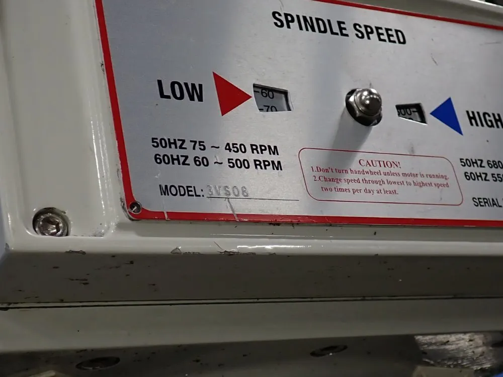 Clausing 10" X 54" Vertical Mill - 3vs08